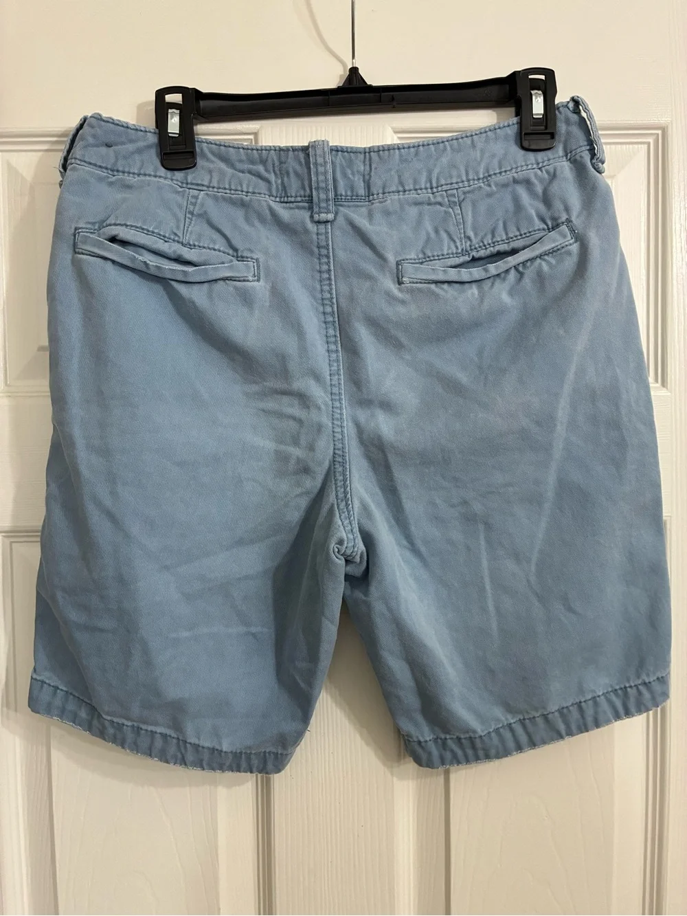 Hollister Light Blue Men’s Casual Flat Front Shorts